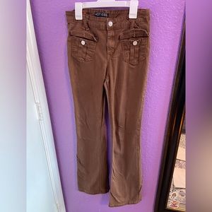Brown flare hot kiss pants